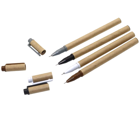 Еко-ручка з ковпачком 053 + друк логотипу (1 нанесення, тираж 1 шт)