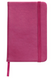 Записная книжка А5 с резинкой, розовая + печать логотипа (1-2 шт)
