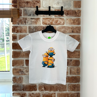 Прямая печать на белой детской футболке (стандарт, формат А3, 340 грн при тиражі 1-2 шт)