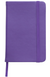 Записна книжка А5 з резинкою, фіолетова + друк логотипу (тираж 1-2 шт)