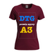 Прямий друк на кольоровій жіночій футболці (стандарт, формат А3, 382 грн при тиражі 1-2 шт)