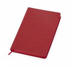 Записна книжка А5 Vogue, червона + друк логотипу (тираж 1-2 шт)