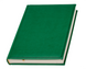 Щоденник напівдатований А5 , зелений + друк логотипу (тираж 1-2 шт)